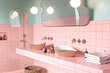 Оформляем дизайн розовой ванной, чтобы интерьер выглядел уместно и стильно