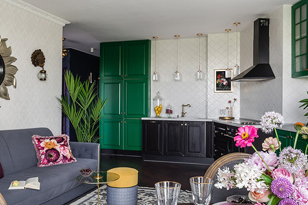 Смелый фьюжн: интерьер квартиры в Самаре