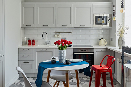 Как в однушке выделили гостиную и спальню: интерьер маленькой квартиры площадью 40 кв. м