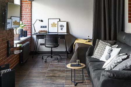 Как выжать максимум из квартиры-студии площадью 28 кв. м: 6 примеров и советы по дизайну