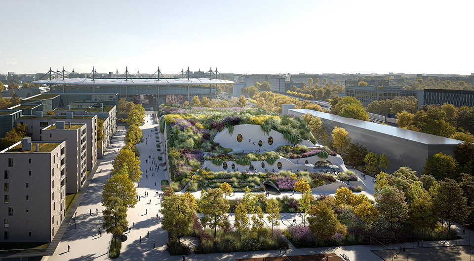 Вертикальный парк со спортивным объектом: необычный проект, который могут построить в Париже