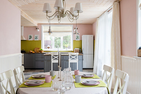 Секреты красивой отделки кухни вагонкой и 71 фото интерьеров