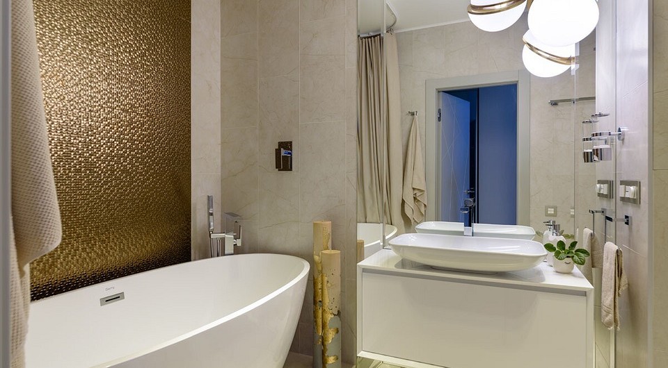 Красивые ванные комнаты с мозаикой: лучшие идеи дизайна интерьера от IVD.ru  | ivd.ru