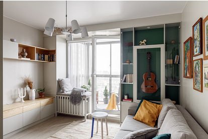 Дизайн однокомнатной квартиры: умное зонирование и стилистические тенденции 2022 года