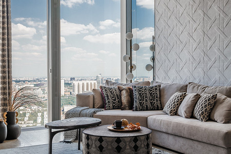 До и после: потрясающий интерьер квартиры в одной из высоток «Москва-Сити»