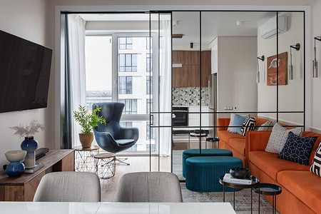 Эффектная двухкомнатная квартира с отличной планировкой