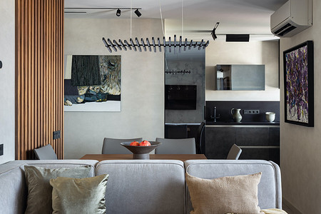 Минималистичная квартира в центре Москвы