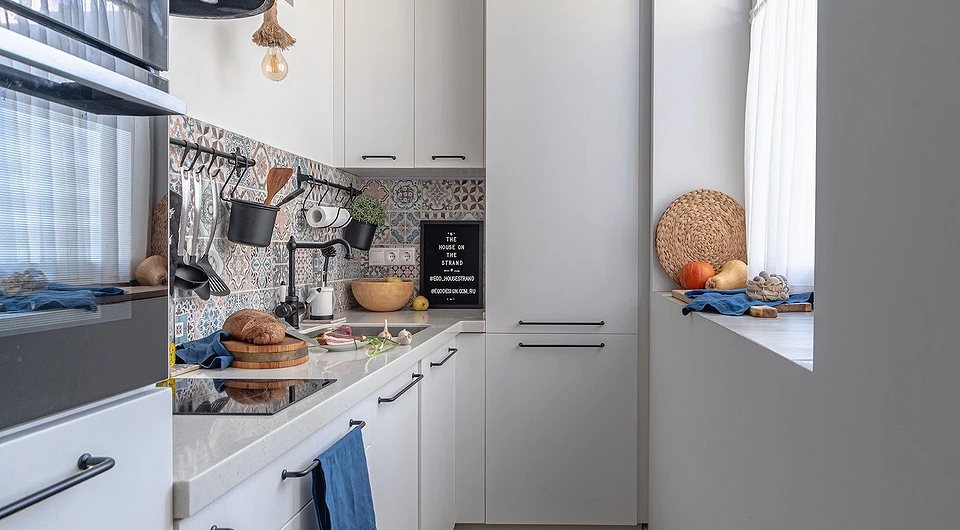 Дизайн пола на кухне: фото красивой плитки для отделки
