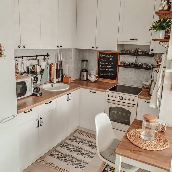 Дизайн интерьера маленькой кухни реальные (35 фото)