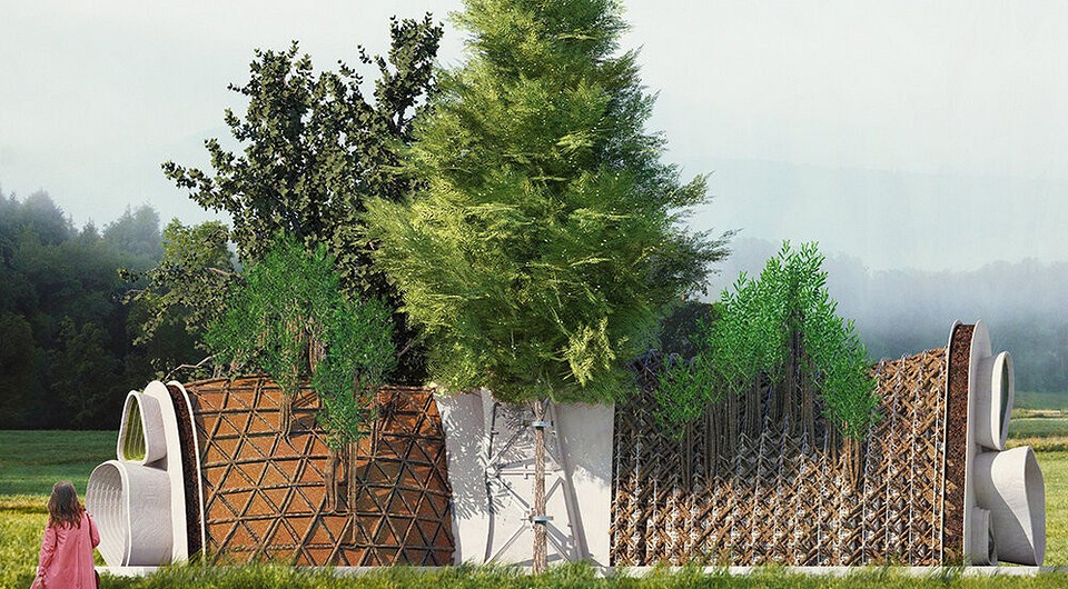 Дом из растений: американские исследователи показали проект «живого» здания