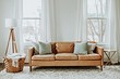 Привет из 90-х или нет? 6 стильных интерьеров с кожаным диваном