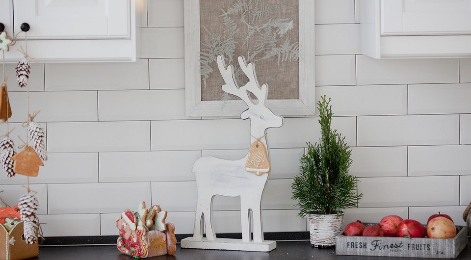 8 красивых зимних идей для украшения кухни