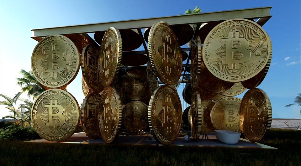 Французский художник представил проект дома из Биткойнов