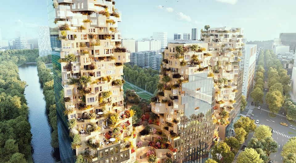 Дом-сад: в Амстердаме строят необычный жилой комплекс