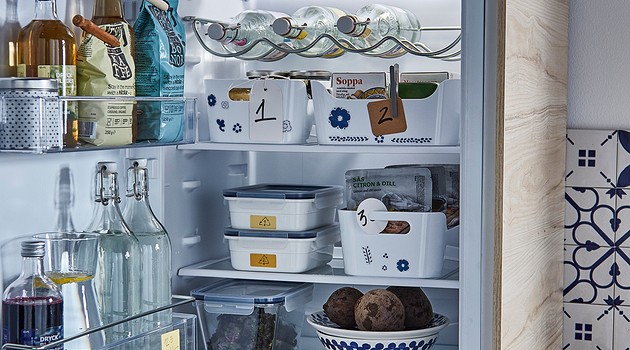 7 классных идей от ИКЕА, которые сделают холодильник вместительнее