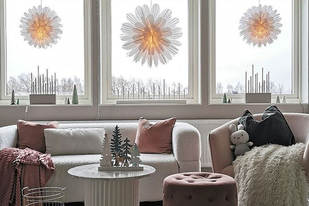 12 красивых скандинавских интерьеров, которые нарядили к Новому году (это вдохновляет!)