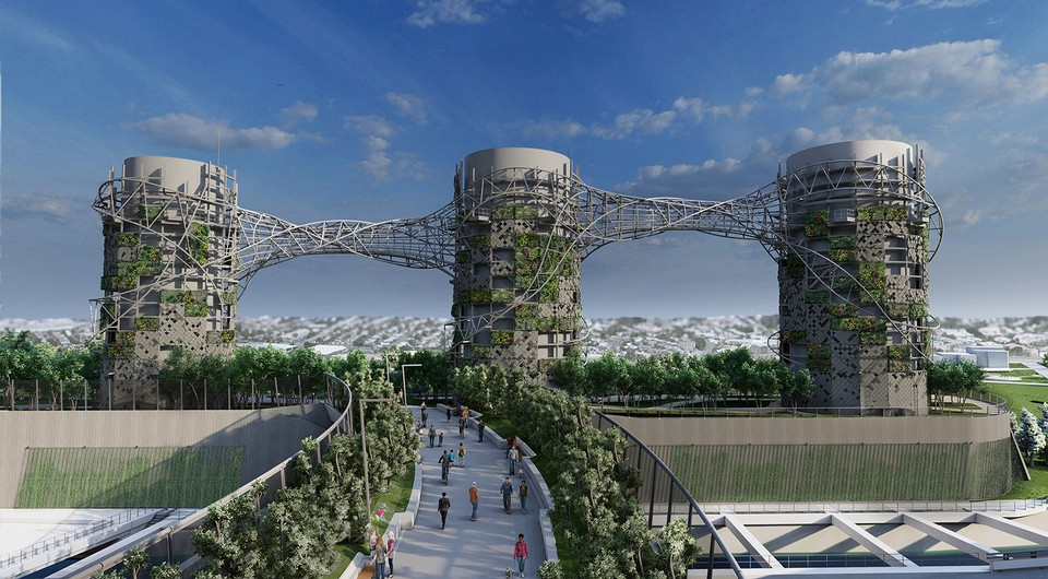 «Зеленые» башни: в Австралии строят необычный парк «Зеленые» башни: в Австралии строят необычный парк