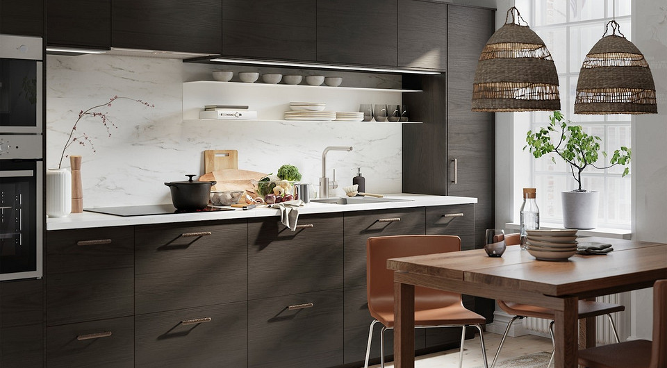 7 идей для оформления кухни, которые мы подсмотрели в проектах ИКЕА
