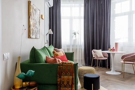 Уютная квартира площадью 50 кв. м, в которой задействовали каждый угол 