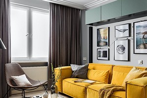 Модные шторы в гостиную в современном стиле (52 фото)