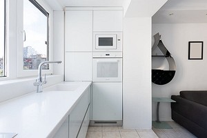 Белая кухня с белой столешницей: 5 вариантов оформления и 50 фото