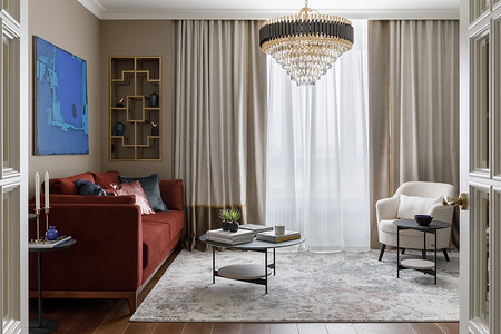 Теплый и изящный интерьер квартиры в Северной столице