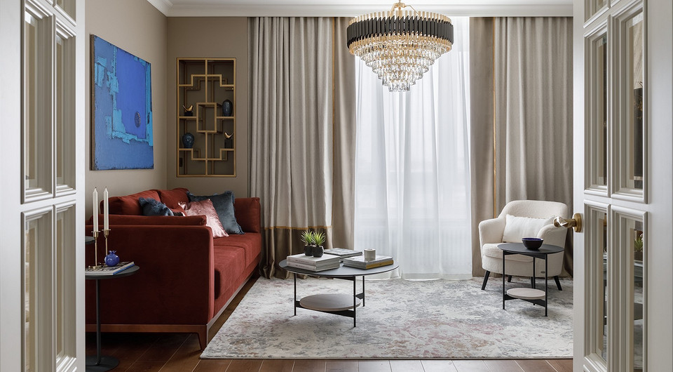 Теплый и изящный интерьер квартиры в Северной столице