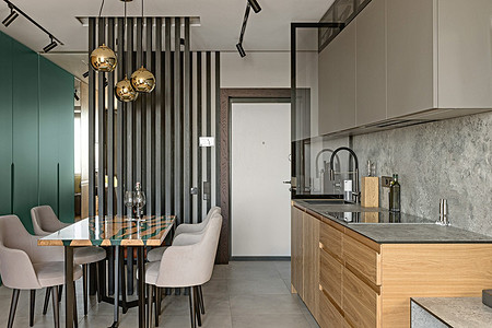 Природные фактуры и немного цвета: интерьер квартиры в Минске