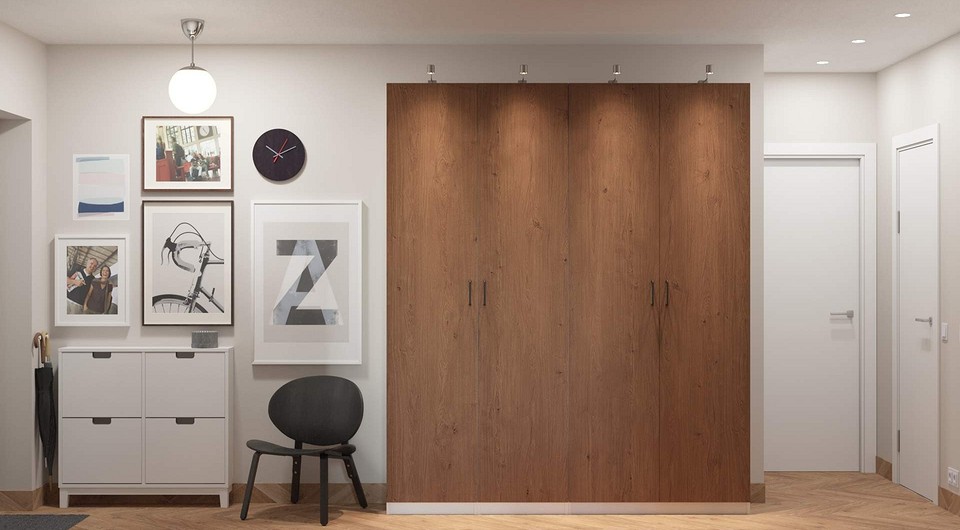 9 стильных прихожих от ИКЕА (готовые проекты, которые вы можете взять на заметку)