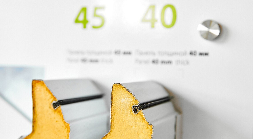 Сэндвич-панель толщиной 40 и 45 мм