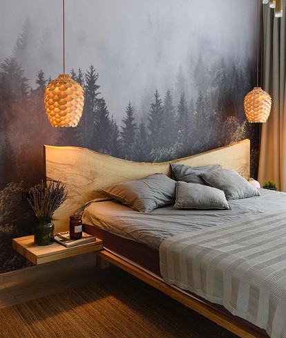 23 идеи: что повесить над кроватью в спальне