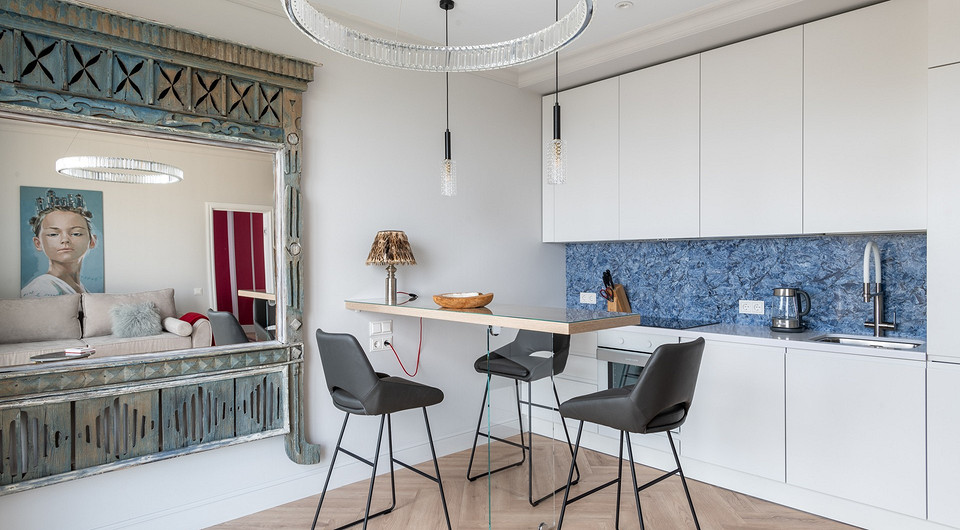 Квартира дизайнера: небольшая евродвушка в светлых тонах