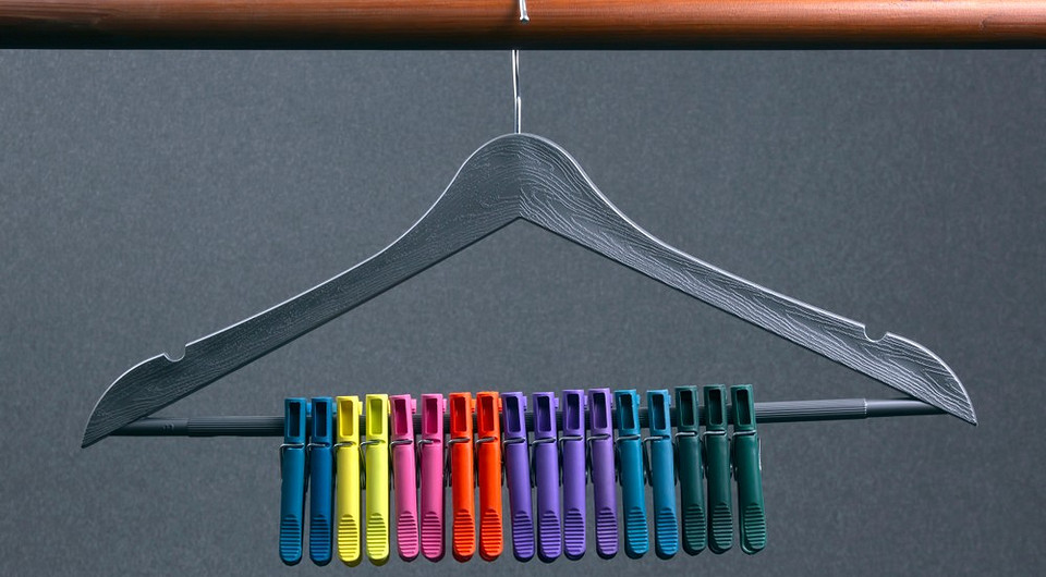 7 практичных идей хранения с использованием прищепок и зажимов