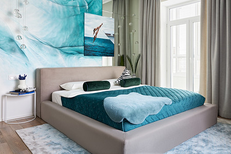 Просторная и яркая: квартира в Санкт-Петербурге для молодой семейной пары