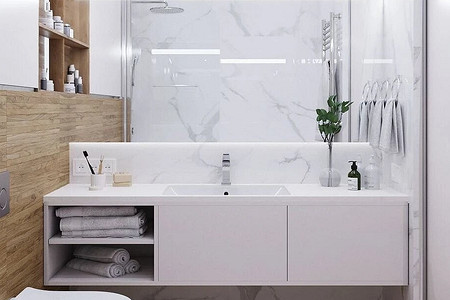 Как оформить нескучный интерьер белой ванной комнаты: советы и 77 фото