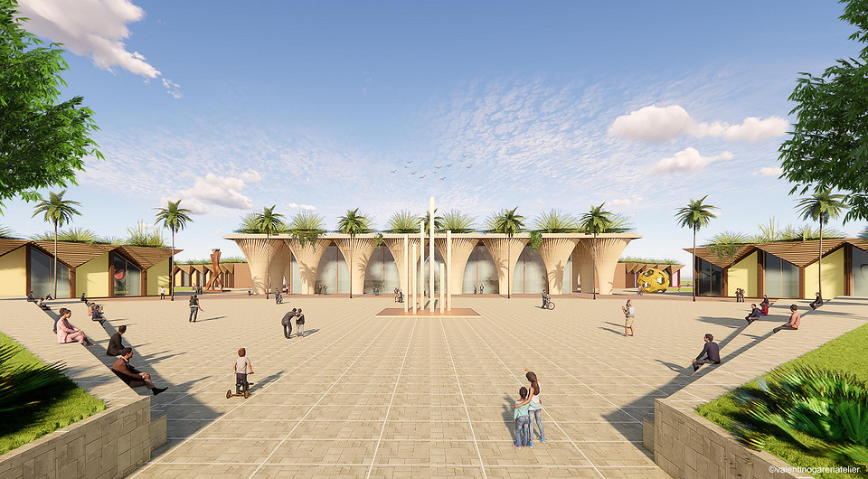 Городок с домами из... отходов какао: как выглядит необычный проект