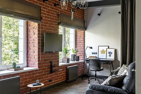 Гостиная в стиле лофт: советы по оформлению и 90 стильных фотопримеров