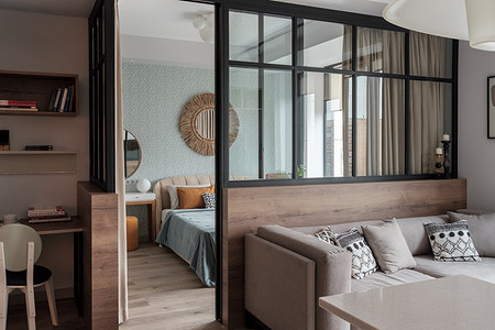 Однушка с отдельной спальней: апартаменты 54 кв. м в Москве