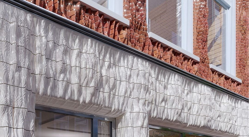 В Амстердаме фасад здания отделают плиткой, напечатанной на 3D-принтере