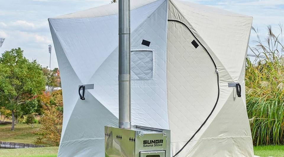 Японская компания создала переносную сауну-палатку с печью