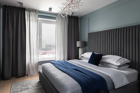 Серая спальня: советы по подбору палитры и 66 фото для вдохновения