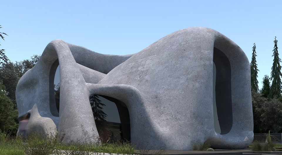 Архитекторы показали проект дома-пещеры для клиента из Египта