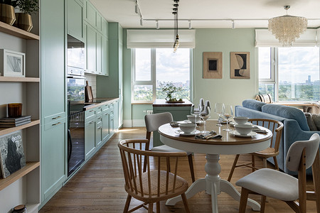 Уютная квартира для семьи с потрясающим видом из окон