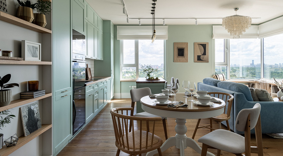 Уютная квартира для семьи с потрясающим видом из окон