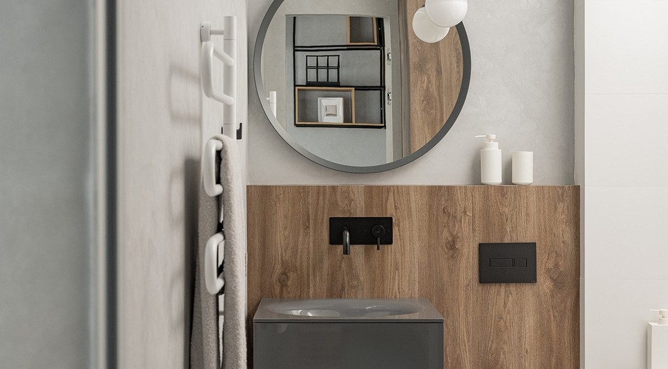 4 стильные ванные комнаты, которые спроектировали дизайнеры