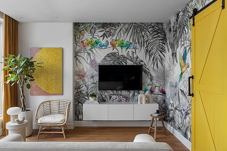 Обои в современном стиле: правила выбора и варианты дизайна (62 фото)