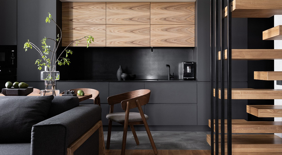 Как дизайнер превратила квартиру в двухуровневый лофт с элементами минимализма