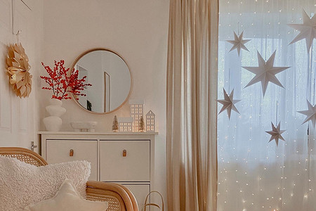 Оформление окон к Новому году: идеи, шаблоны для распечатки и видеоинструкции (86 фото)