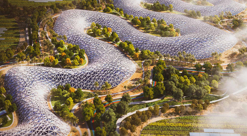 Как река: недалеко от Дубая планируют построить крупнейший в мире центр агротуризма Как река: недалеко от Дубая планируют построить крупнейший в мире центр агротуризма