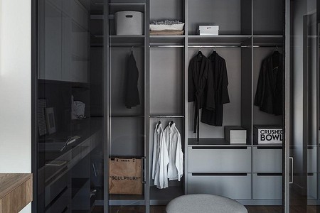 Маленькая гардеробная: где разместить в квартире, лучшие идеи обустройства и 73 фото